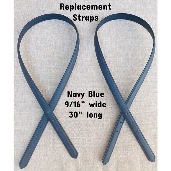 Michael Kors Handbags - Replacement Straps NAVY BLUE 9/16”wide brandnew